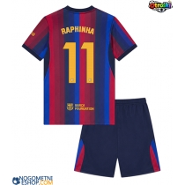 Otroški Nogometni dresi Barcelona Raphinha Belloli #11 Domači 2026-27 Kratek Rokav (+ Kratke hlače)